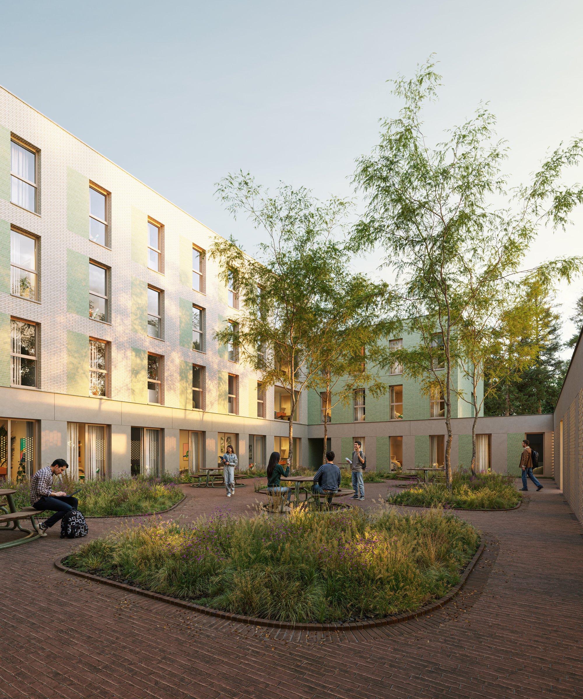 De Steiger, binnentuin van 425 m²