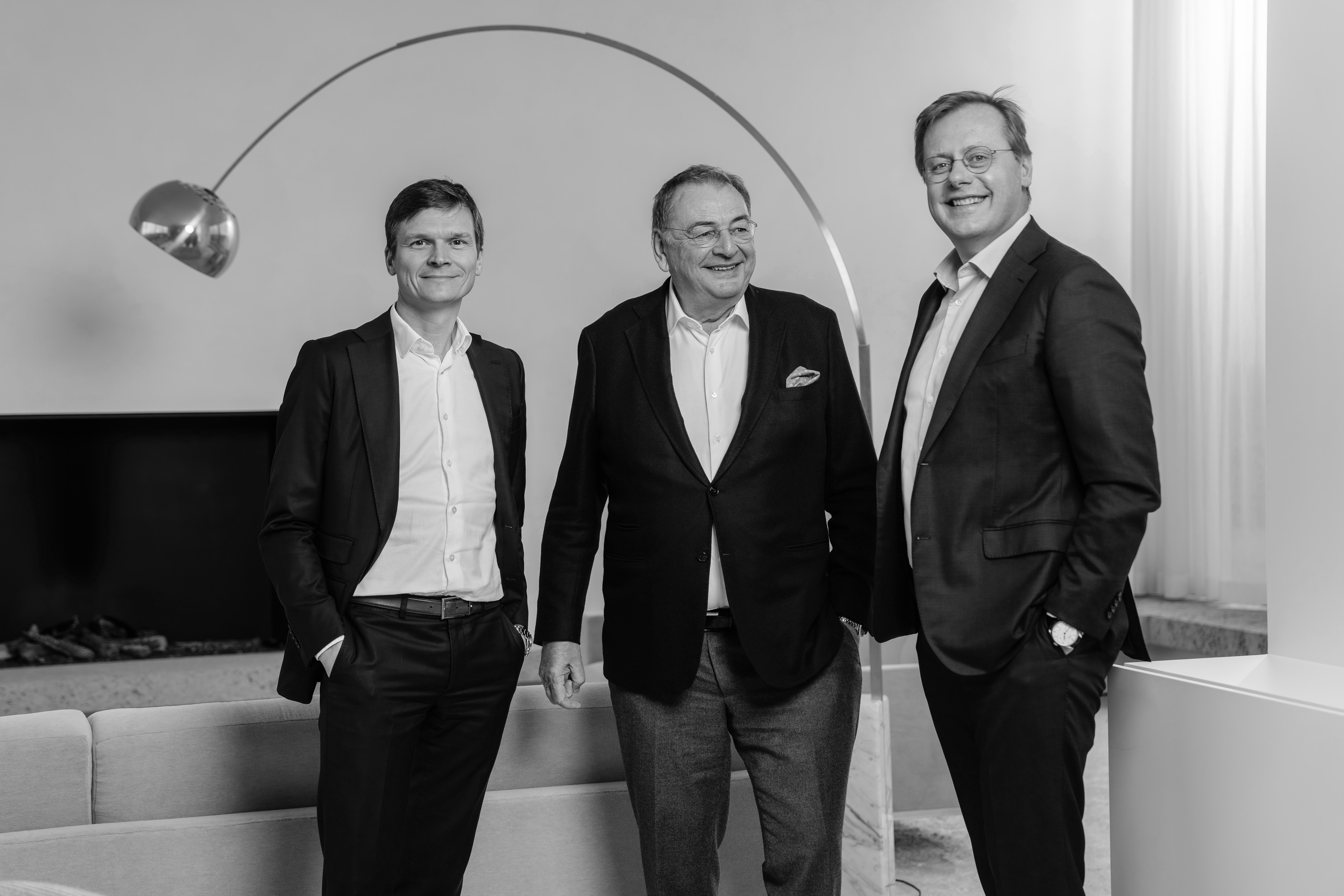 Davy Demuynck, Kristof Vanfleteren en Paul Thiers, founders ION
